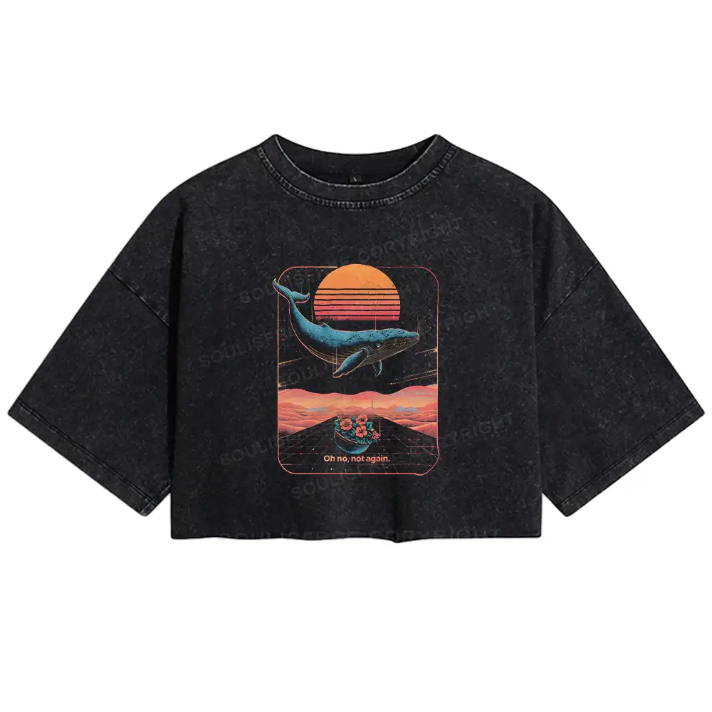 Galactic Lullaby Washed Crop T-shirt