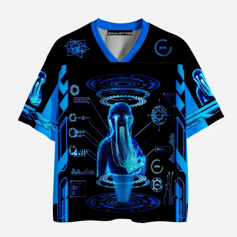 Designed Soulisfree Third Eye – Cosmic Awareness Mesh Jersey