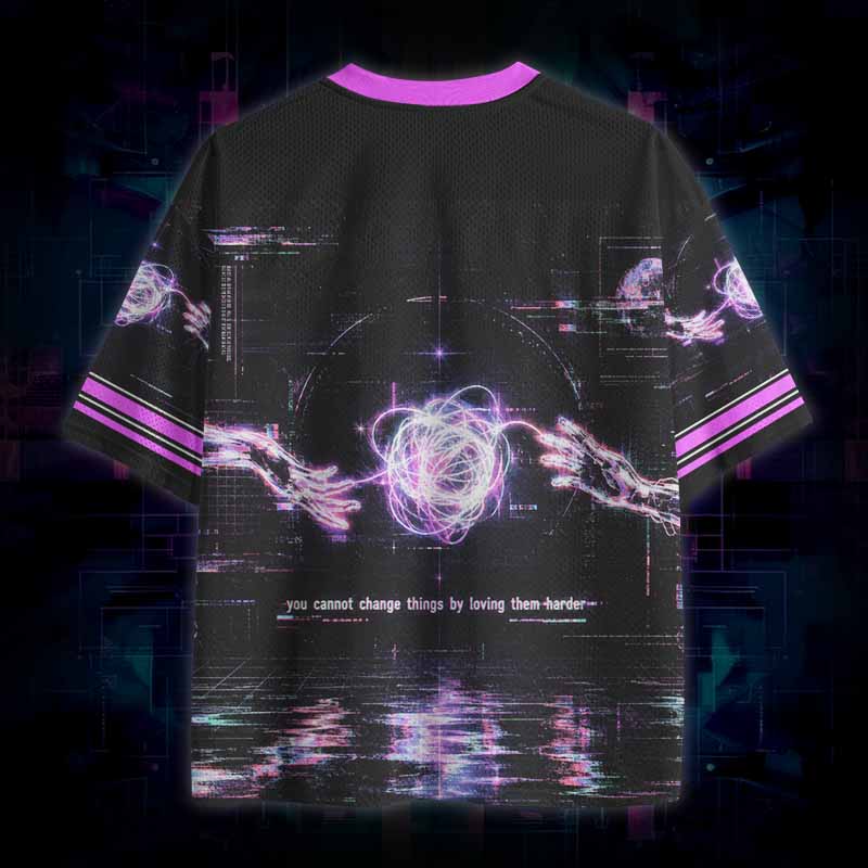 Soulisfree Love Cannot Fix Everything Mesh Jersey