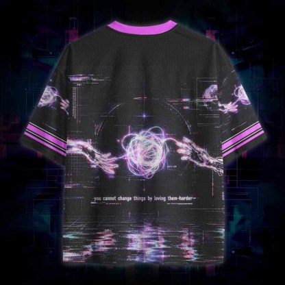 Soulisfree Love Cannot Fix Everything Mesh Jersey
