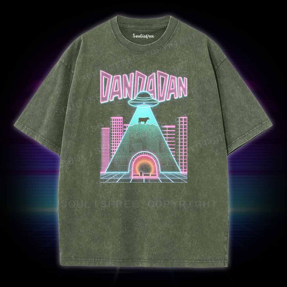 Soulisfree Dandadan Alien Washed Tee