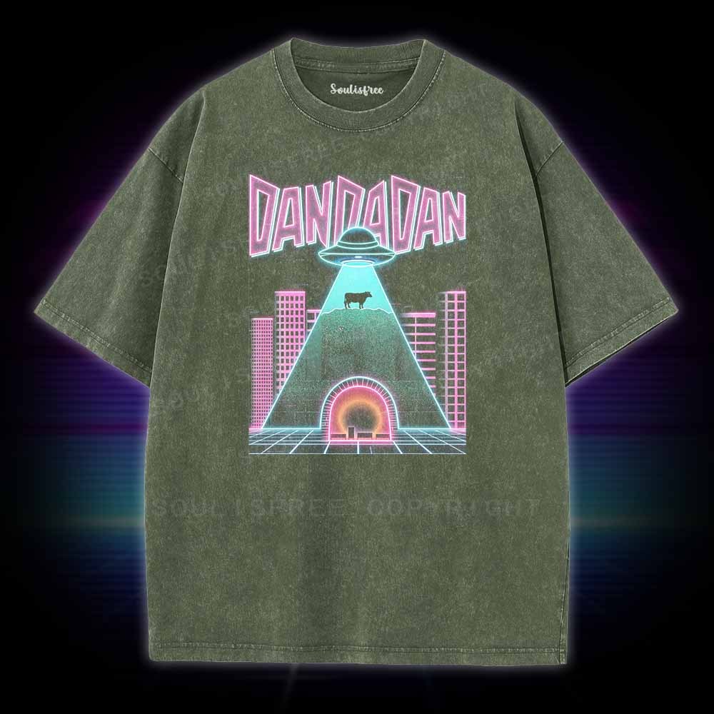 Soulisfree Dandadan Alien Washed Tee