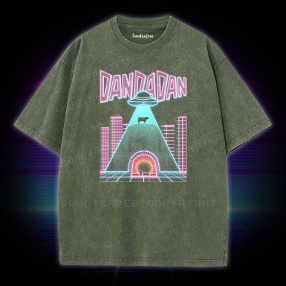Soulisfree Dandadan Alien Washed Tee