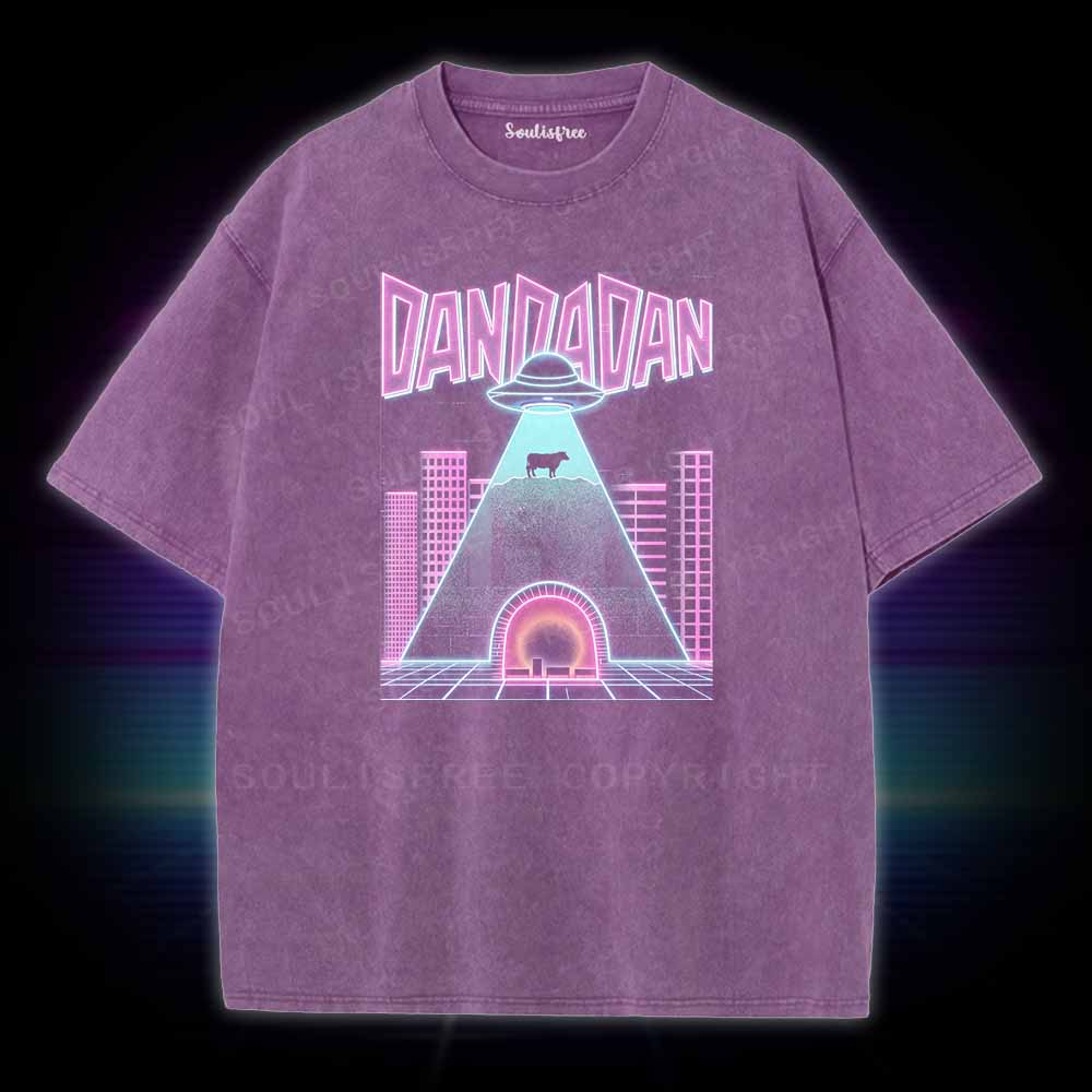 Soulisfree Dandadan Alien Washed Tee
