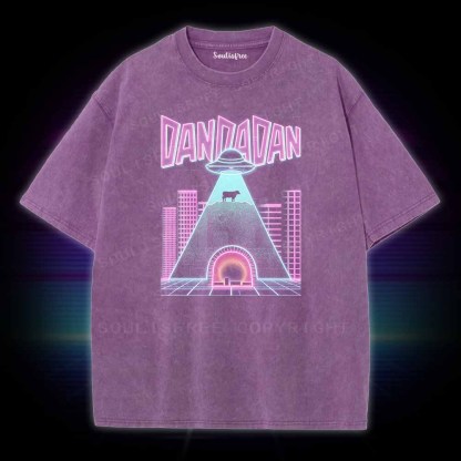 Soulisfree Dandadan Alien Washed Tee