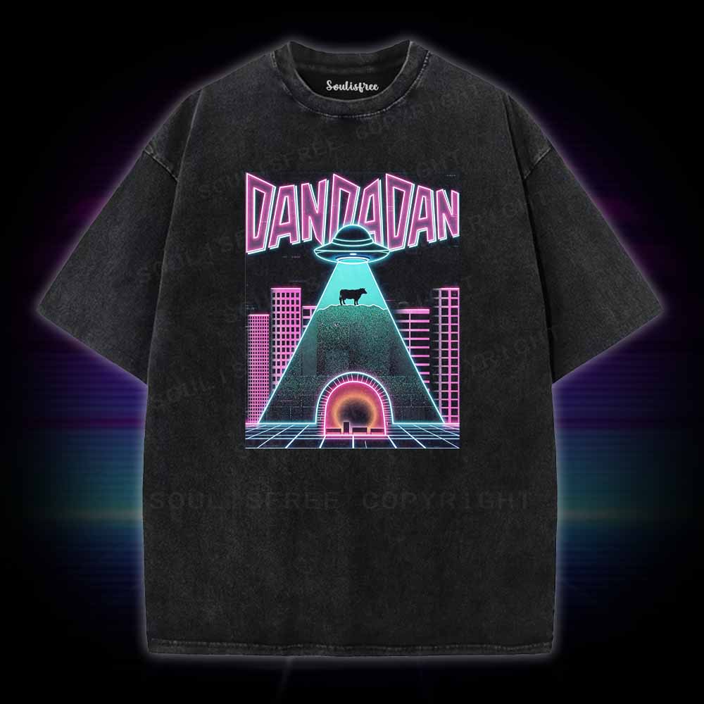 Soulisfree Dandadan Alien Washed Tee