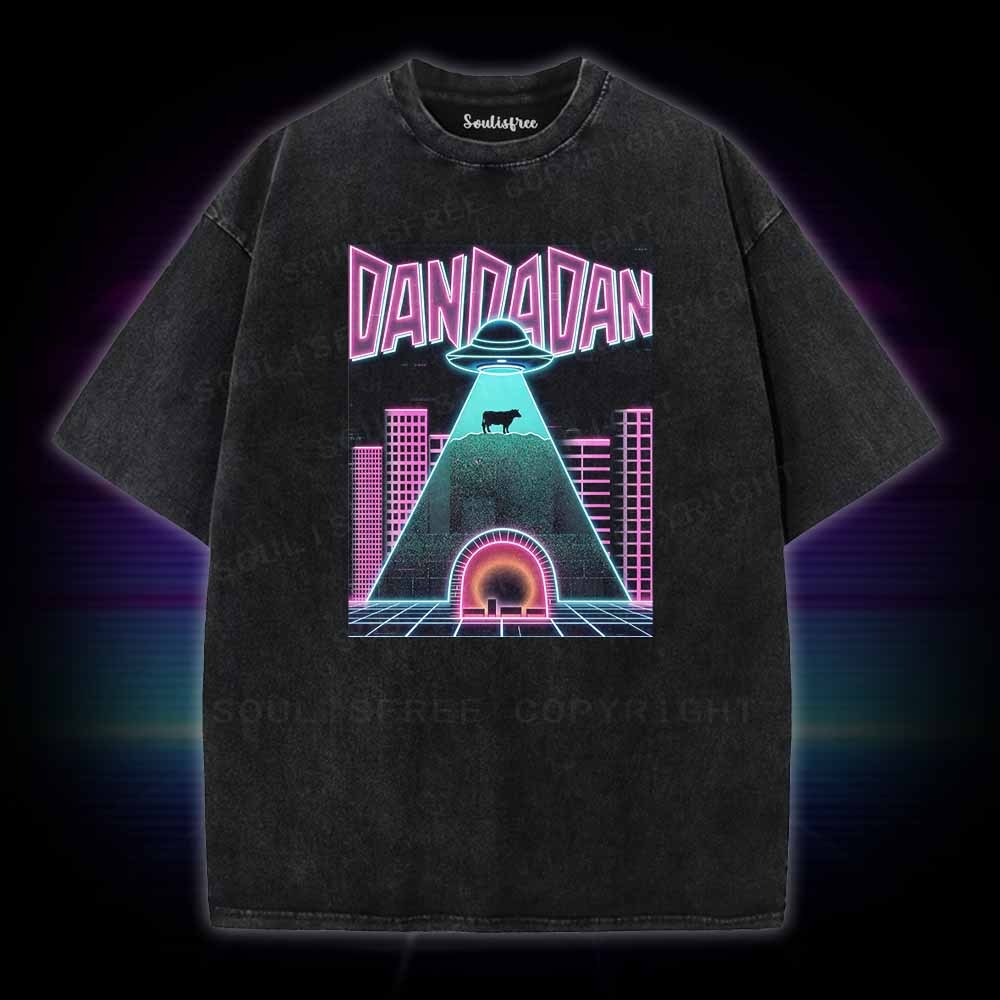 Soulisfree Dandadan Alien Washed Tee