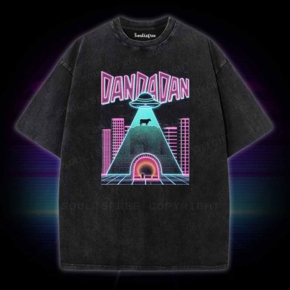 Soulisfree Dandadan Alien Washed Tee