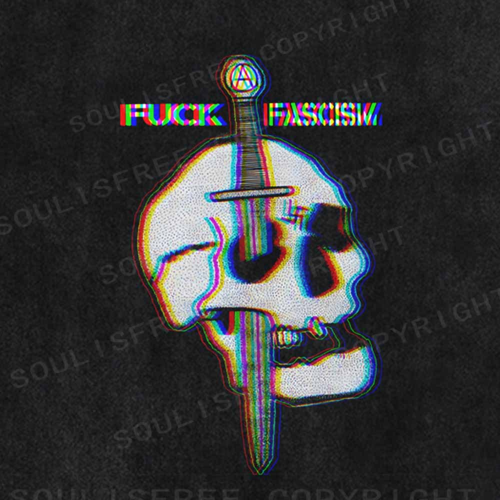 Soulisfree  Blade In Skull Washed Tee