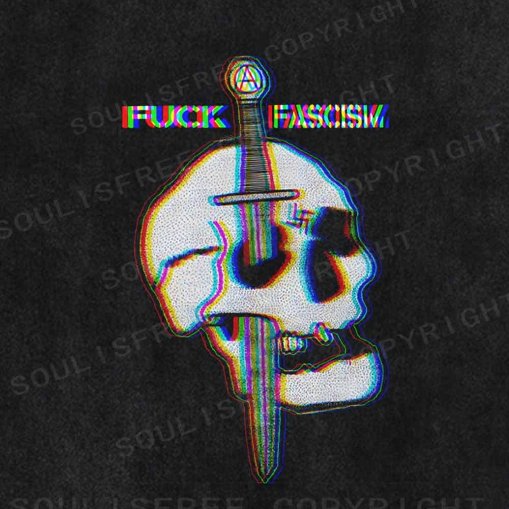 Soulisfree  Blade In Skull Washed Tee