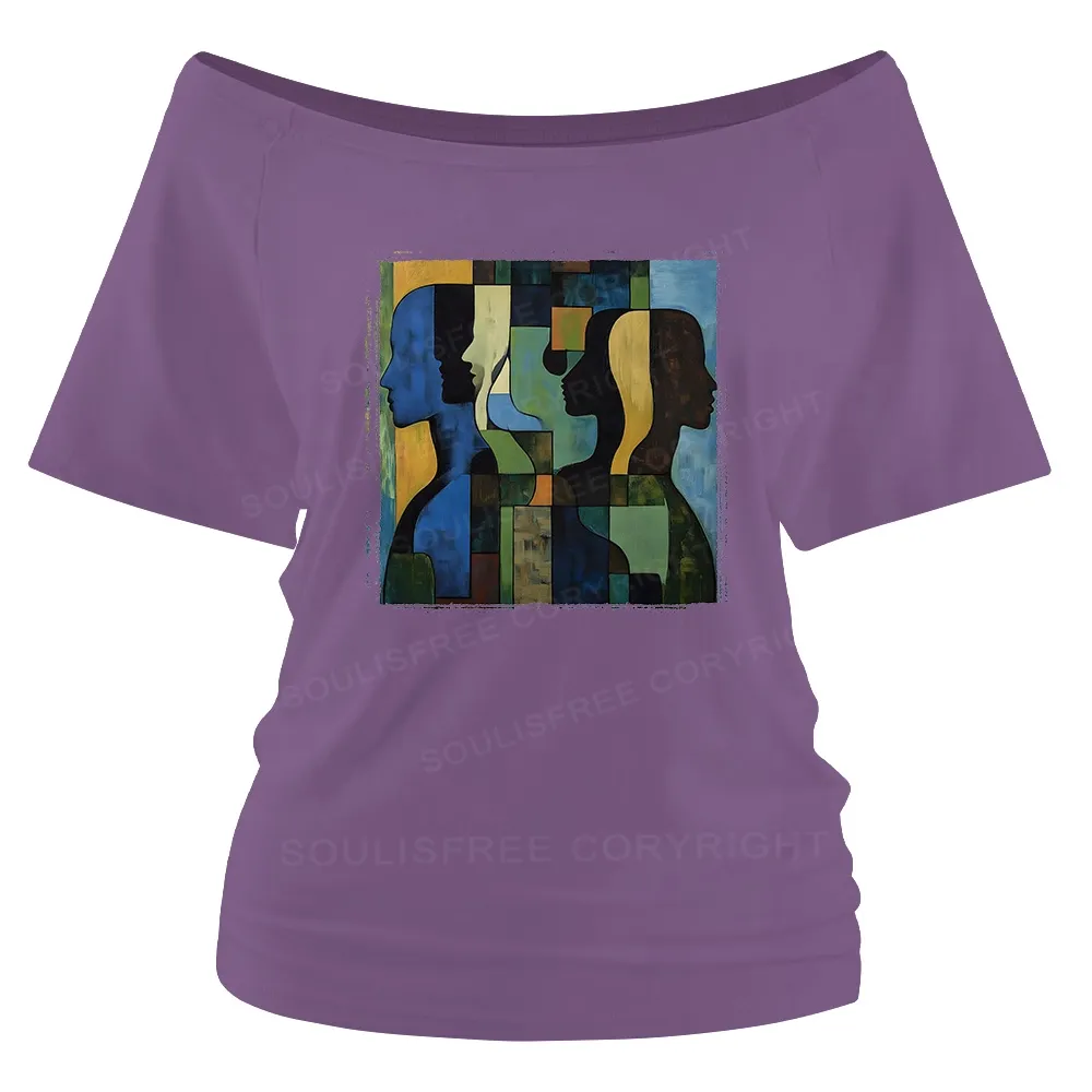 Great Thinker Off Shoulder Top