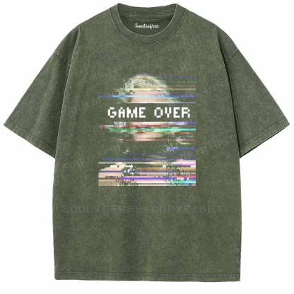 Soulisfree Game Over Marilyn Washed Tee