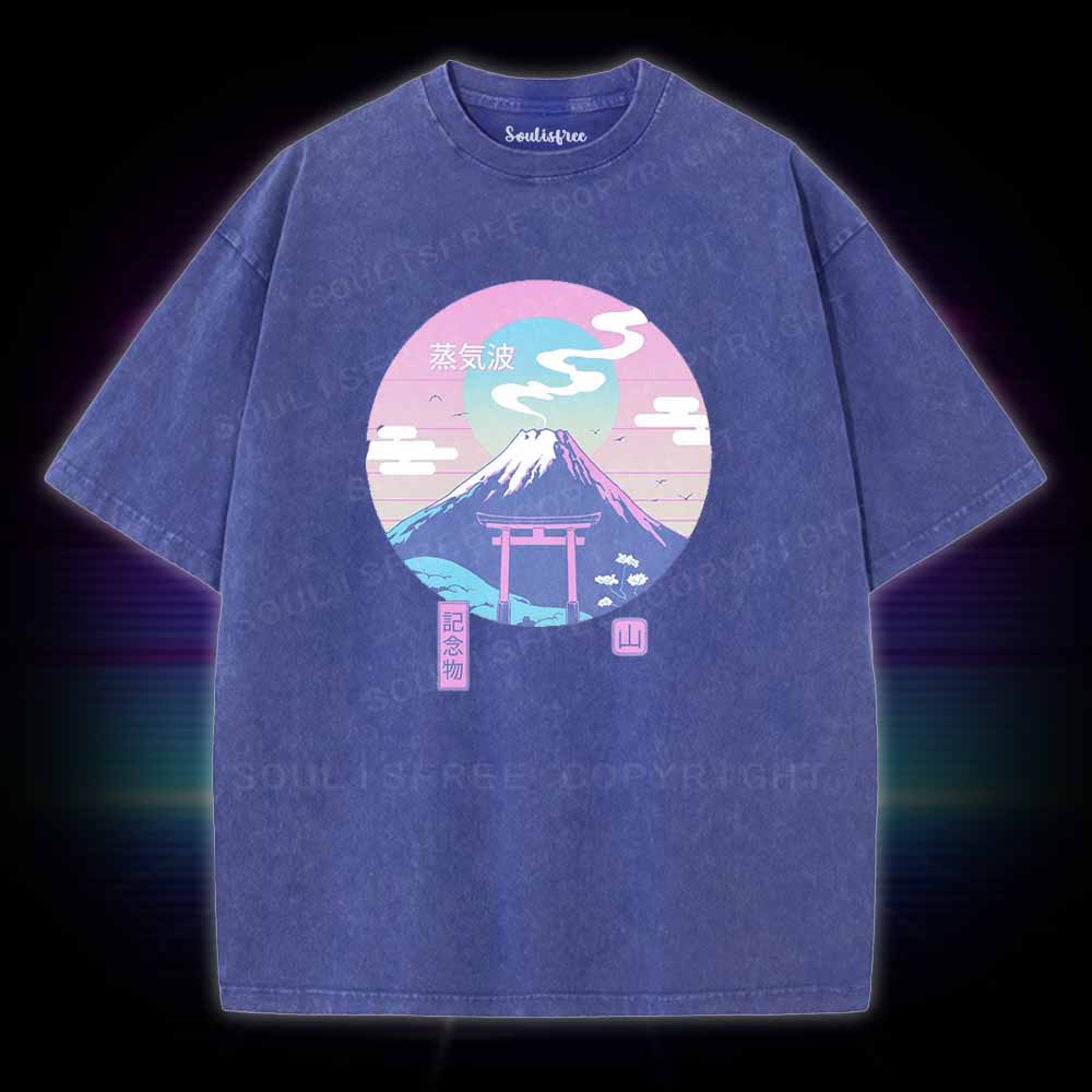 Soulisfree Fuji Wave Washed Tee