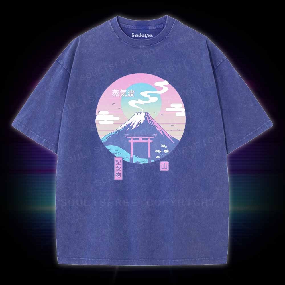 Soulisfree Fuji Wave Washed Tee