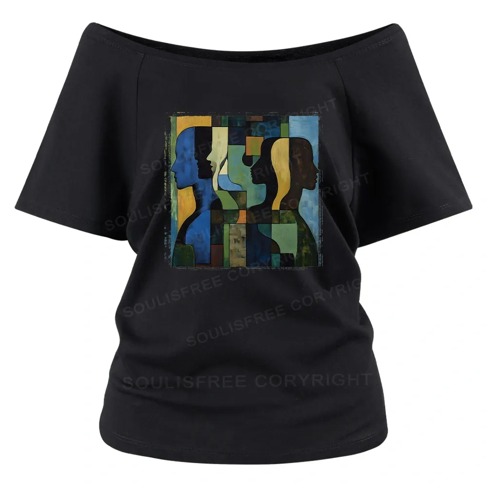 Great Thinker Off Shoulder Top