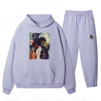 The Sea Of People Rises And Falls Fleece Hoodie Set