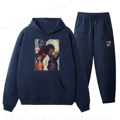 The Sea Of People Rises And Falls Fleece Hoodie Set