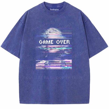 Soulisfree Game Over Marilyn Washed Tee