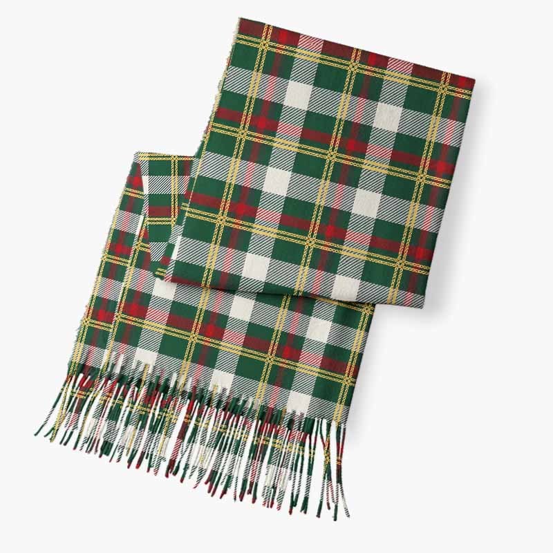 Soulisfree A Timeless Christmas Tradition Fuzzy Fringed Scarf