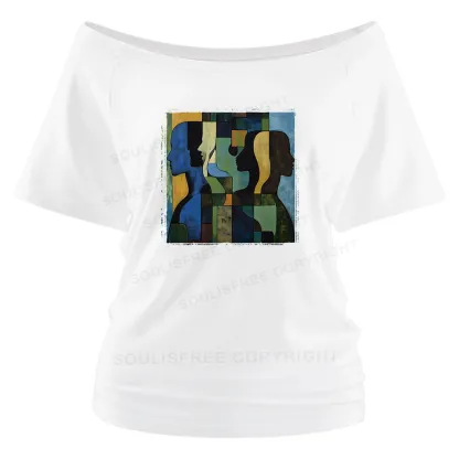 Great Thinker Off Shoulder Top