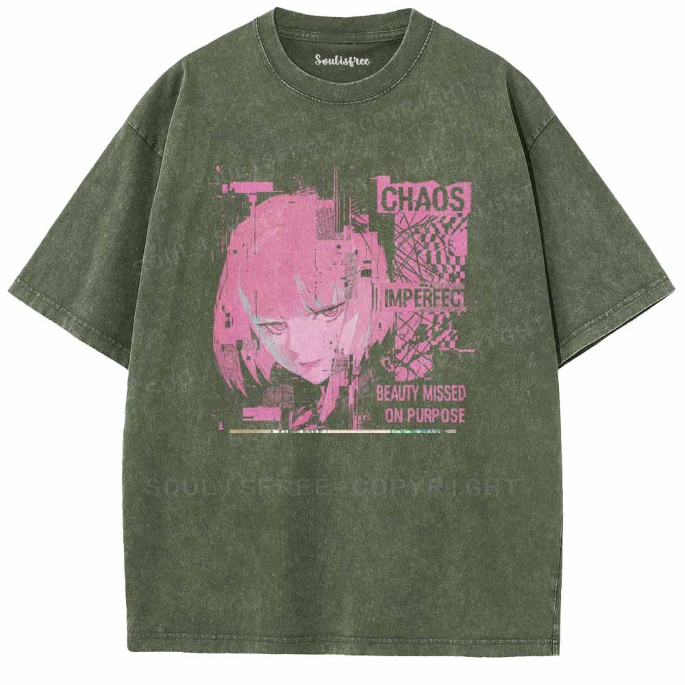 Soulisfree BEAUTY MISSED ON PURPOSE Washed Tee