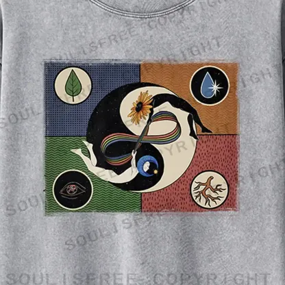 Day Or Night Washed Long Sleeve Shirt