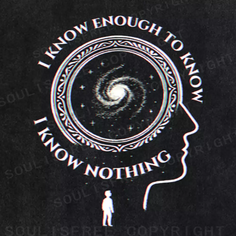 Soulisfree The Spiral of Knowing Nothing Washed Tee