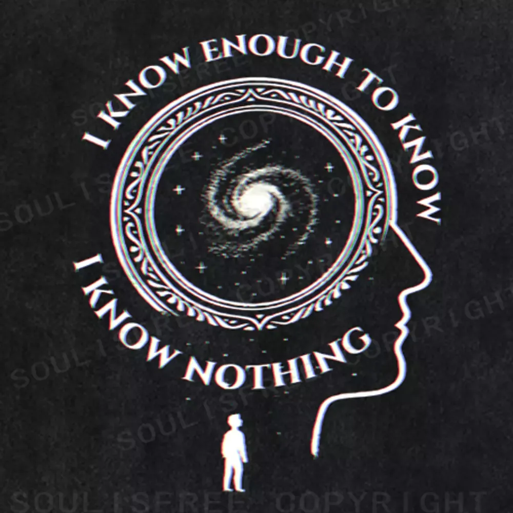 Soulisfree The Spiral of Knowing Nothing Washed Tee