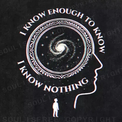 Soulisfree The Spiral of Knowing Nothing Washed Tee