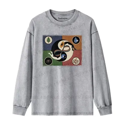 Day Or Night Washed Long Sleeve Shirt