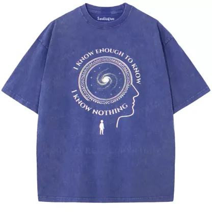 Soulisfree The Spiral of Knowing Nothing Washed Tee