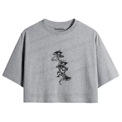 Psychedelic Eyes Crop Top