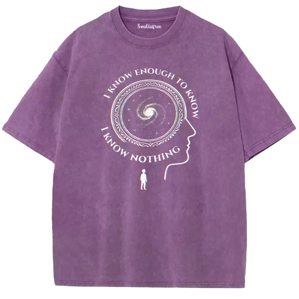 Soulisfree The Spiral of Knowing Nothing Washed Tee