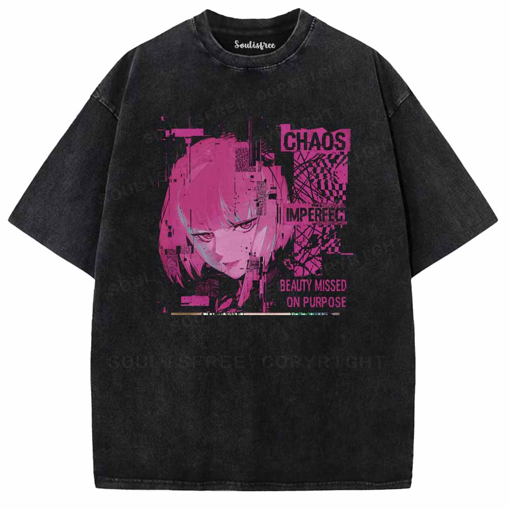 Soulisfree BEAUTY MISSED ON PURPOSE Washed Tee