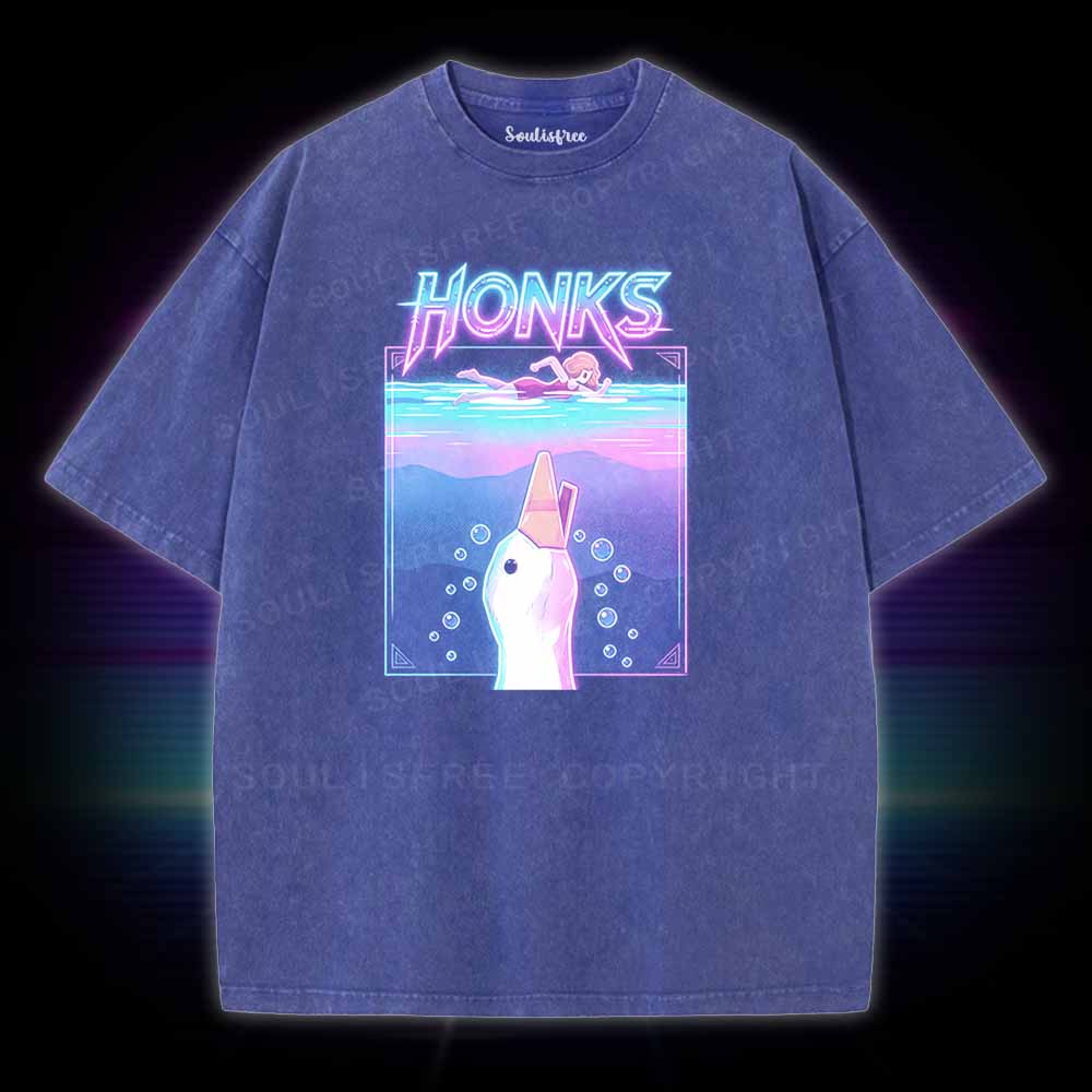 Soulisfree Honk Honk Jaws Honks Washed Tee