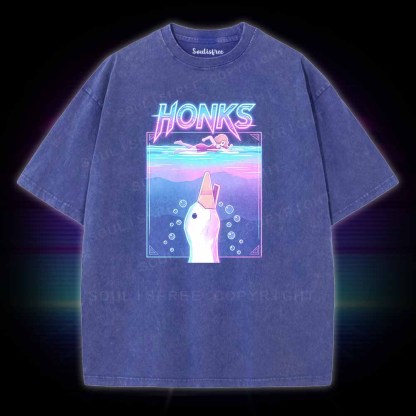 Soulisfree Honk Honk Jaws Honks Washed Tee
