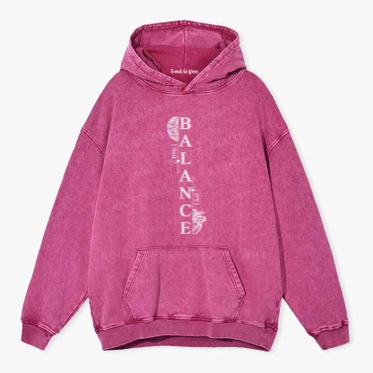 Soulisfree BALANCE Washed Hoodie