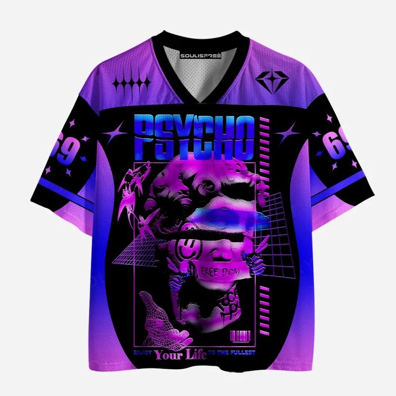 Designed Soulisfree Third Eye – Cosmic Awareness Mesh Jersey