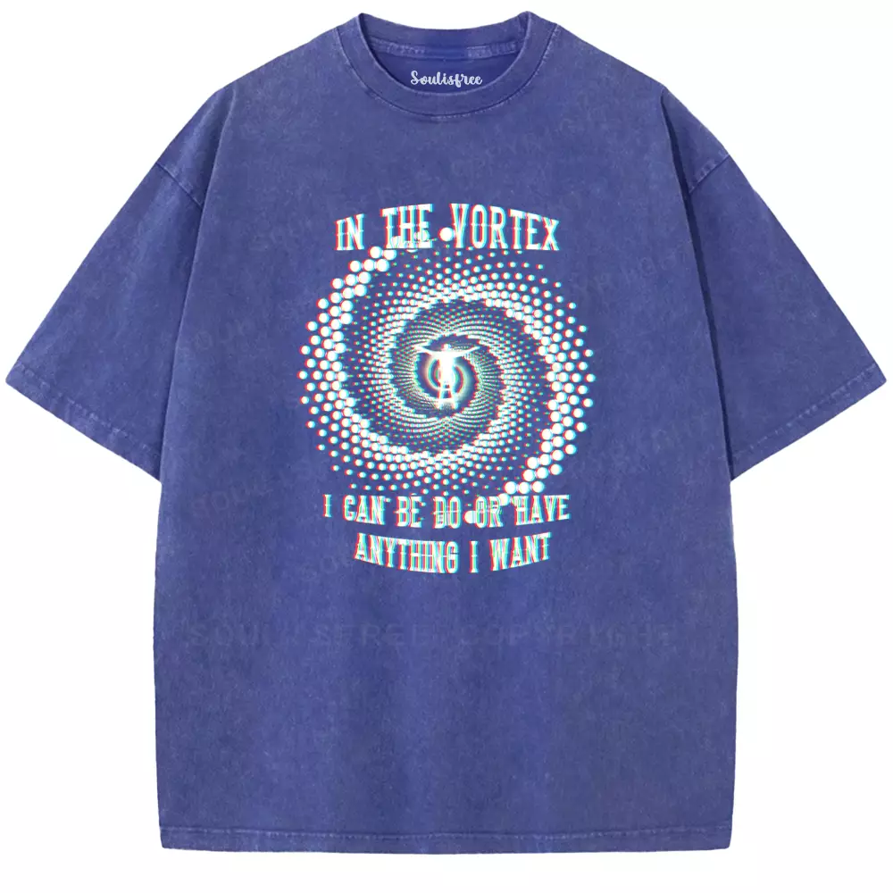 Soulisfree Spiral Gateway to Anything I Desire Washed Tee