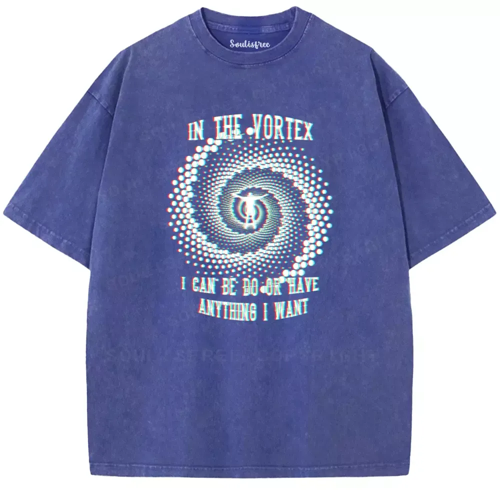 Soulisfree Spiral Gateway to Anything I Desire Washed Tee