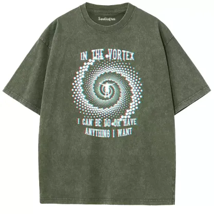 Soulisfree Spiral Gateway to Anything I Desire Washed Tee