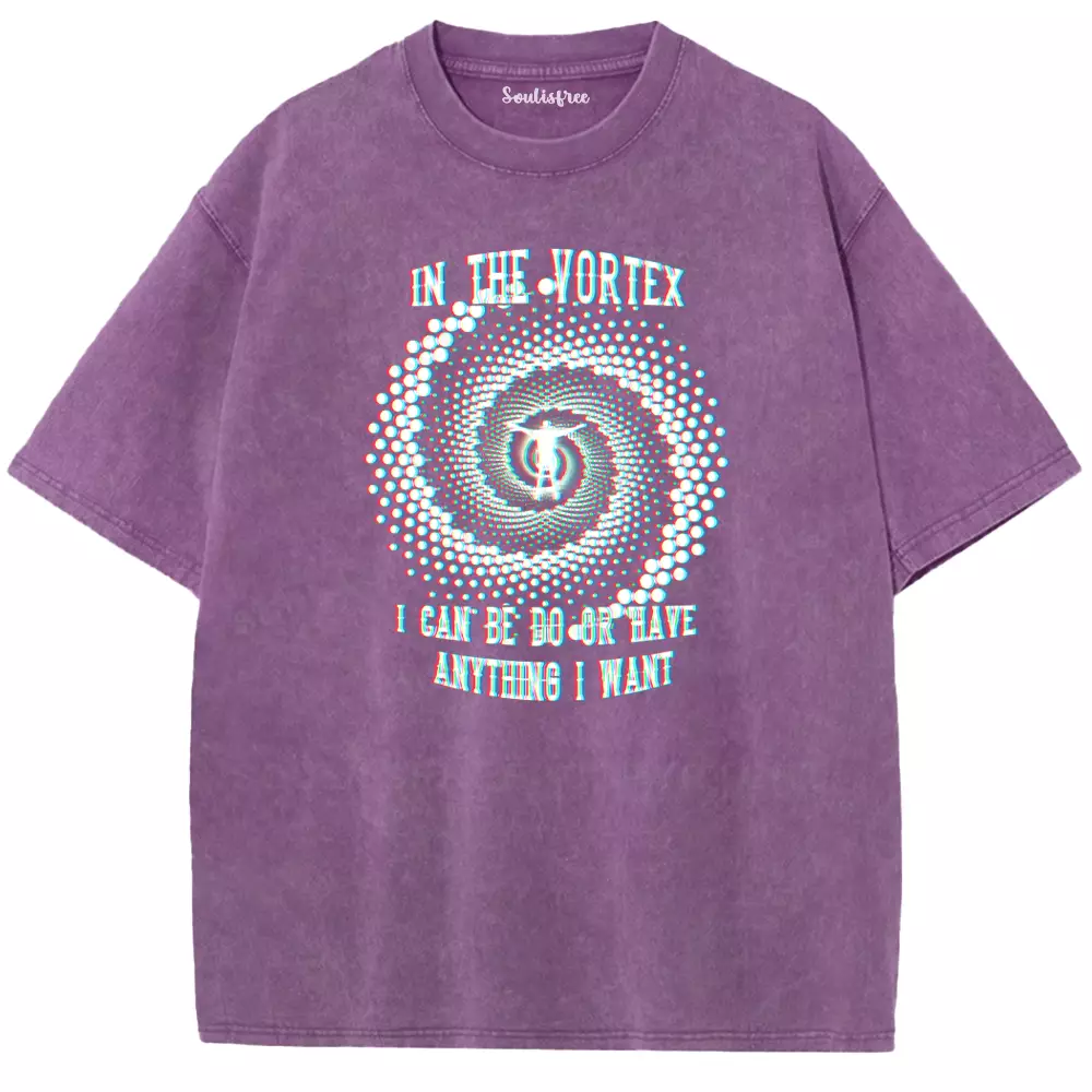 Soulisfree Spiral Gateway to Anything I Desire Washed Tee