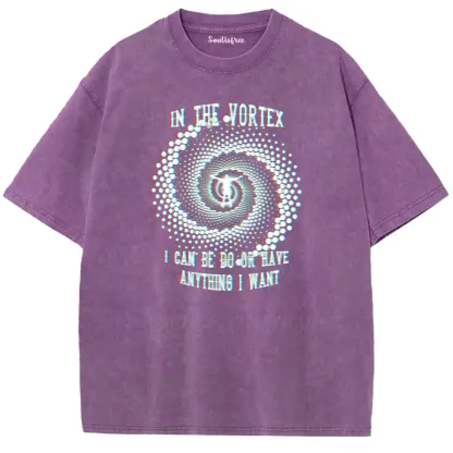 Soulisfree Spiral Gateway to Anything I Desire Washed Tee
