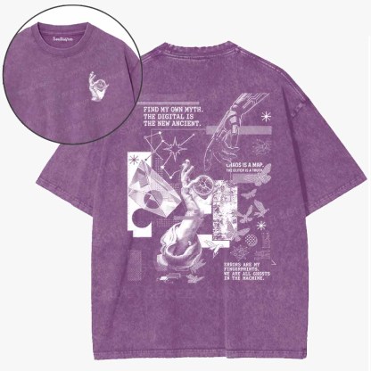 Soulisfree  Forge Your Own Myth Washed Tee