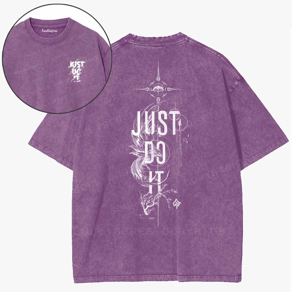 Soulisfree Just Do It, Trust Your Fate Washed Tee