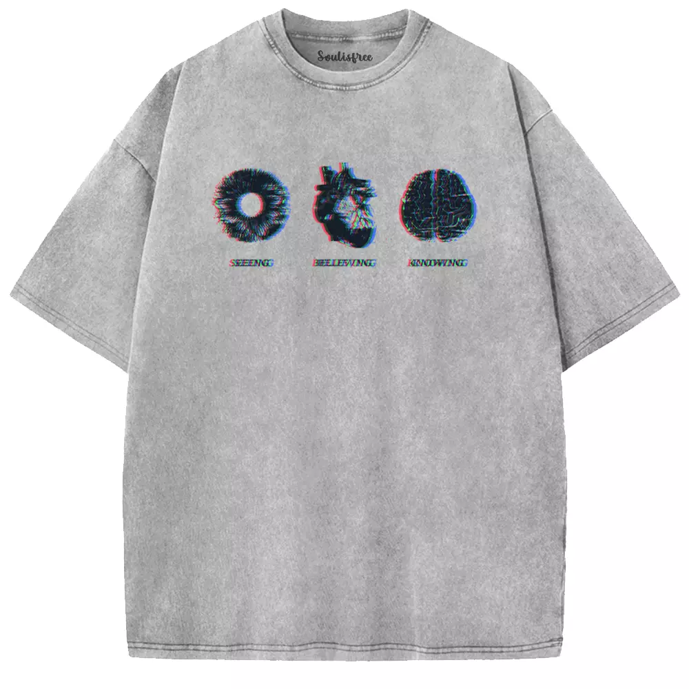 Soulisfree Eye, Heart, Mind: Three Ways of Truth Washed Tee