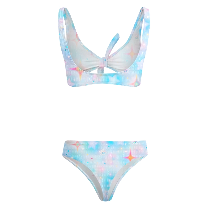 Soulisfree Dream Galaxy Glitch Bow Bikini