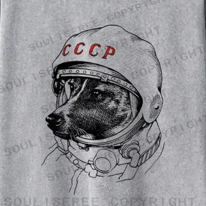 Astro Dog Washed Long Sleeve Shirt