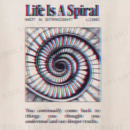 Soulisfree Life Is A Spiral Washed Tee