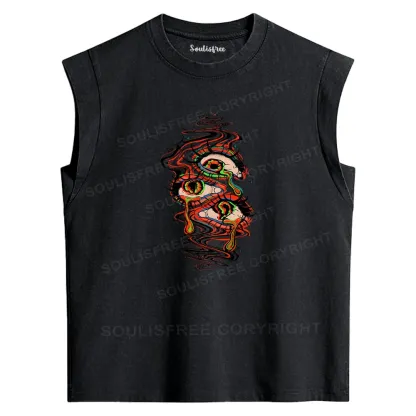 Dream Eyes Washed Tank Tops